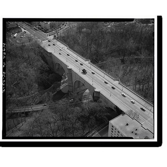 Historic Print, Calvert Street Bridge, Spanning Rock Creek & Potomac Parkway, Washington, District of Columbia, DC - 2, 16" x 20"