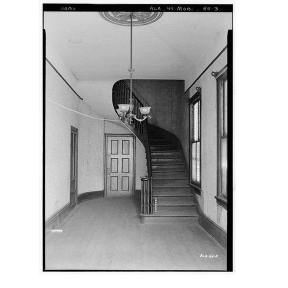 Historic Print, Calvert-Webster House, 265 North Conception Street, Mobile, Mobile County, AL - 3, 16" x 20"