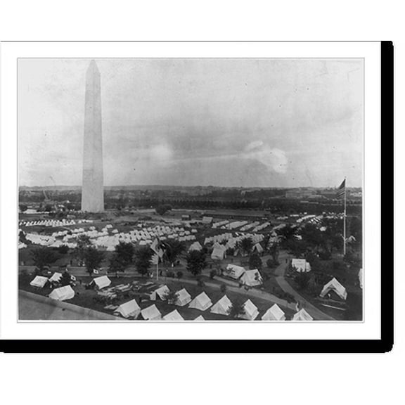 Historic Print, Camp George Washington, Washington, D.C., 18" x 24"