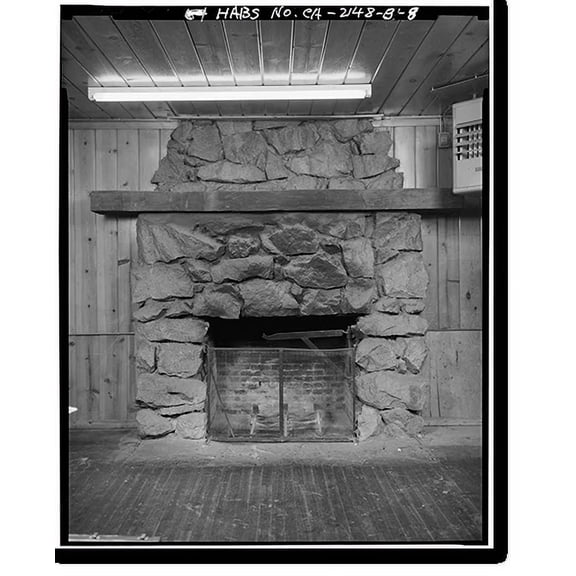 Historic Print, Camp Kaweah Historic District, Giant Forest Market, Giant Forest Village, Tulare County, CA - 8, 18" x 24"