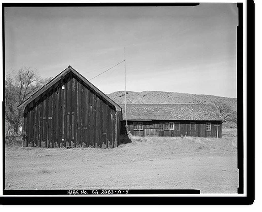 Historic Print, Camp Tulelake, Mess Hall, West side of Hill Road, 2