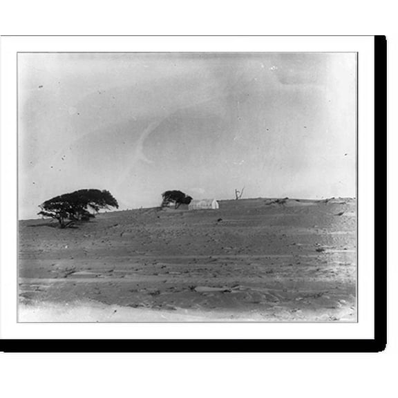 Historic Print, Camp at Kitty Hawk, N.C., 1900, 16" x 20"