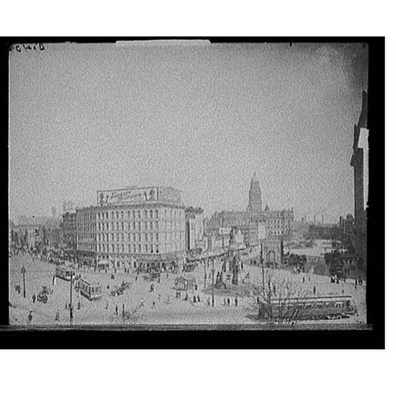 Historic Print, [Campus Martius, Detroit, Mich.] - 4, 16" x 20"