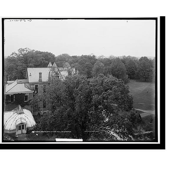 Historic Print, Campus, Ohio State Univ., Columbus, O[hio] - 5, 16" x 20"