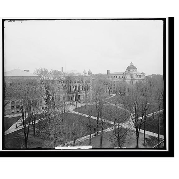 Historic Print, Campus, U. of M., Ann Arbor, Mich. - 2, 16" x 20"