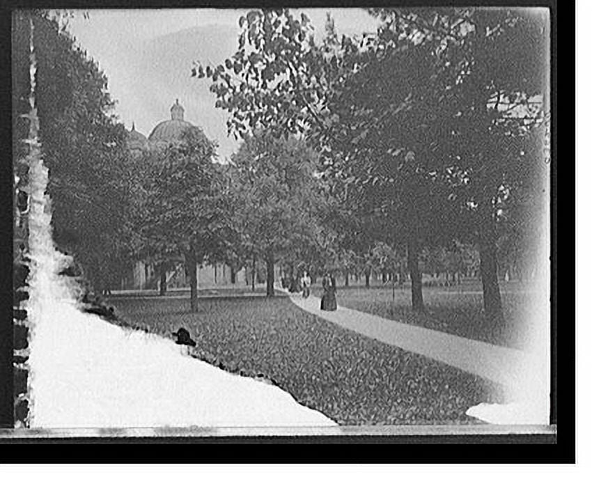 Historic Print, [Campus & University Hall, University of Michigan, Ann