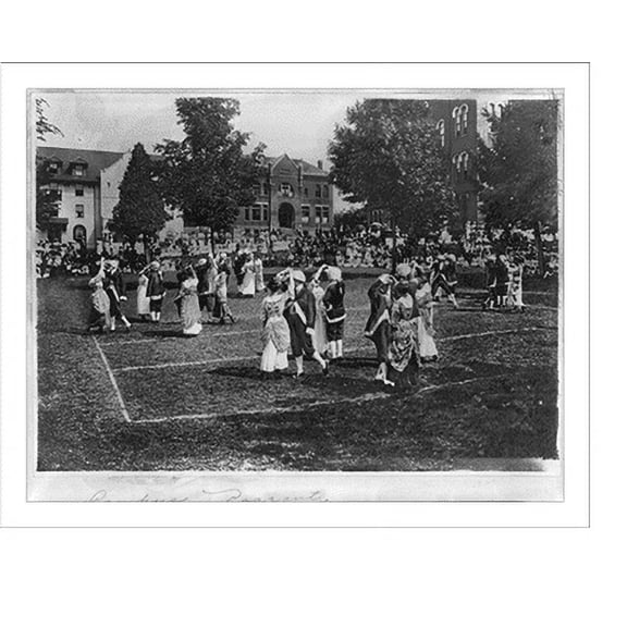 Historic Print, Campus pageant scenes, Clarion State Normal School, Clarion, Pa., 16" x 20"