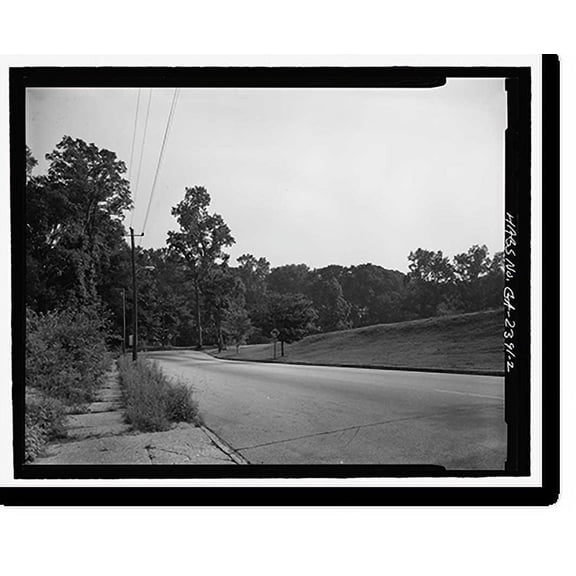 Historic Print, Candler Park Historic District, Roughly bounded by Moreland, Dekalb, McLendon & Harold Avenues, Matthews Street & Clifton Terrace, Atlanta, Fulton County, GA - 2, 16" x 20"