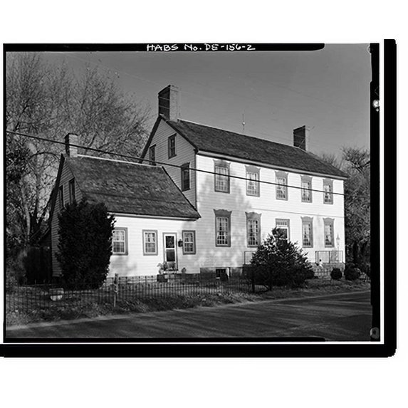 Historic Print, Cannon Hall, Road 79 at Woodland Ferry, Woodland, Sussex County, DE - 2, 18" x 24"