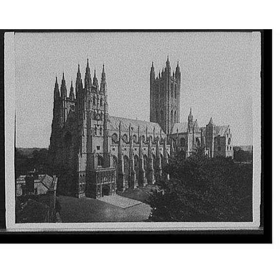 Historic Print, [Canterbury Cathedral], 18" x 24"