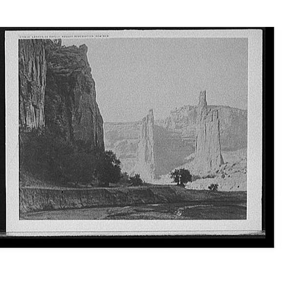 Historic Print, Canyon de Chelly, Navaho Reservation, New Mex. [i.e. Arizona], 16" x 20"