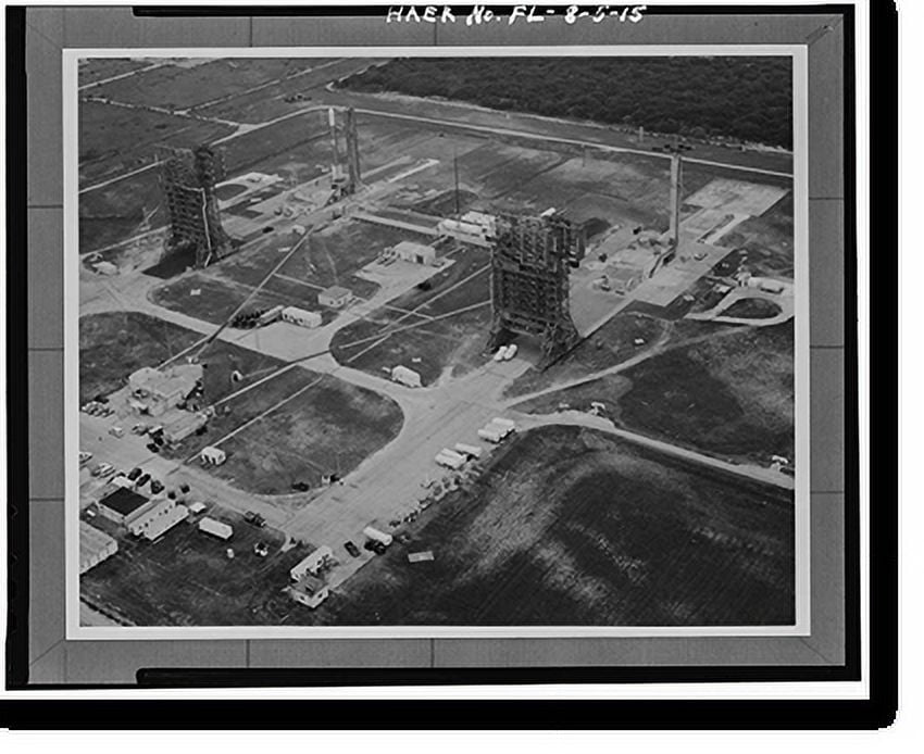 Historic Print, Cape Canaveral Air Station, Launch Complex 17, East end of Lighthouse Road, Cape
