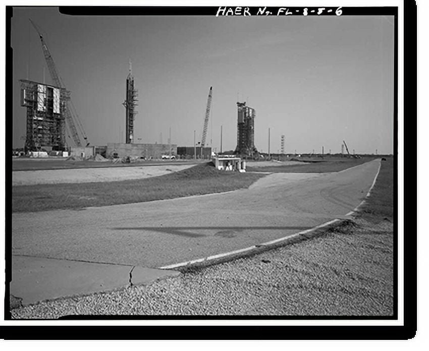 Historic Print, Cape Canaveral Air Station, Launch Complex 17, East end of Lighthouse Road, Cape
