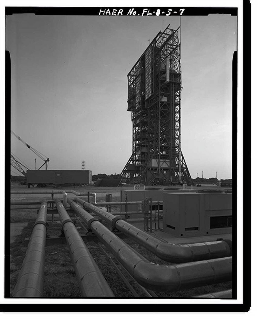 Historic Print, Cape Canaveral Air Station, Launch Complex 17, East end of Lighthouse Road, Cape