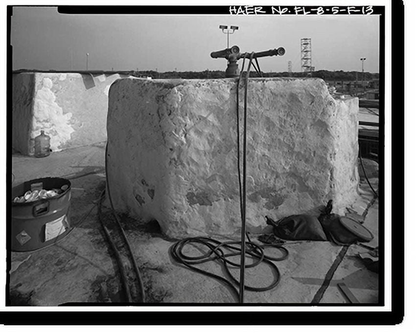 Historic Print, Cape Canaveral Air Station, Launch Complex 17, Facility 28402, East end of