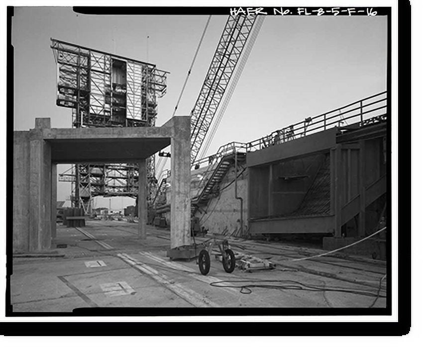 Historic Print, Cape Canaveral Air Station, Launch Complex 17, Facility 28402, East end of