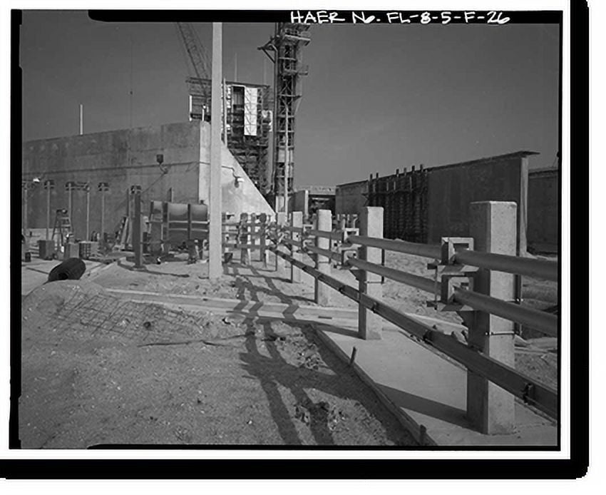 Historic Print, Cape Canaveral Air Station, Launch Complex 17, Facility 28402, East end of