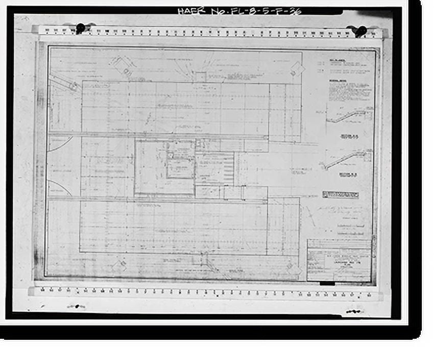 Historic Print, Cape Canaveral Air Station, Launch Complex 17, Facility 28402, East end of