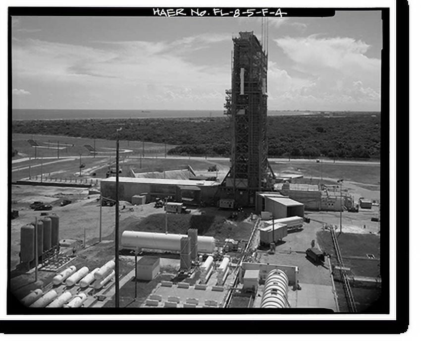 Historic Print, Cape Canaveral Air Station, Launch Complex 17, Facility 28402, East end of