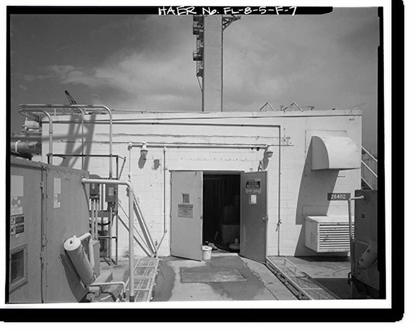 Historic Print, Cape Canaveral Air Station, Launch Complex 17, Facility 28402, East end of