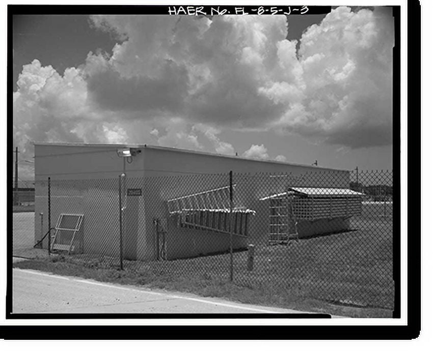 Historic Print, Cape Canaveral Air Station, Launch Complex 17, Facility 28403, East end of