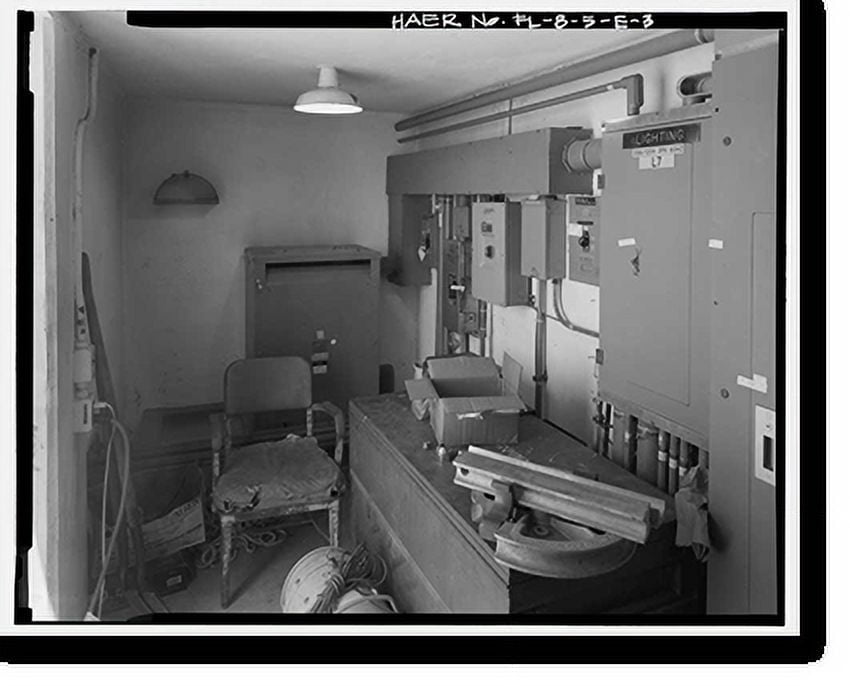 Historic Print, Cape Canaveral Air Station, Launch Complex 17, Facility 28407, East end of