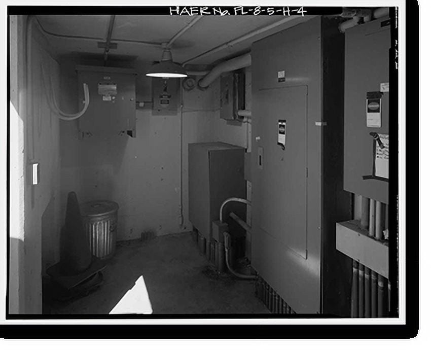 Historic Print, Cape Canaveral Air Station, Launch Complex 17, Facility 28408, East end of