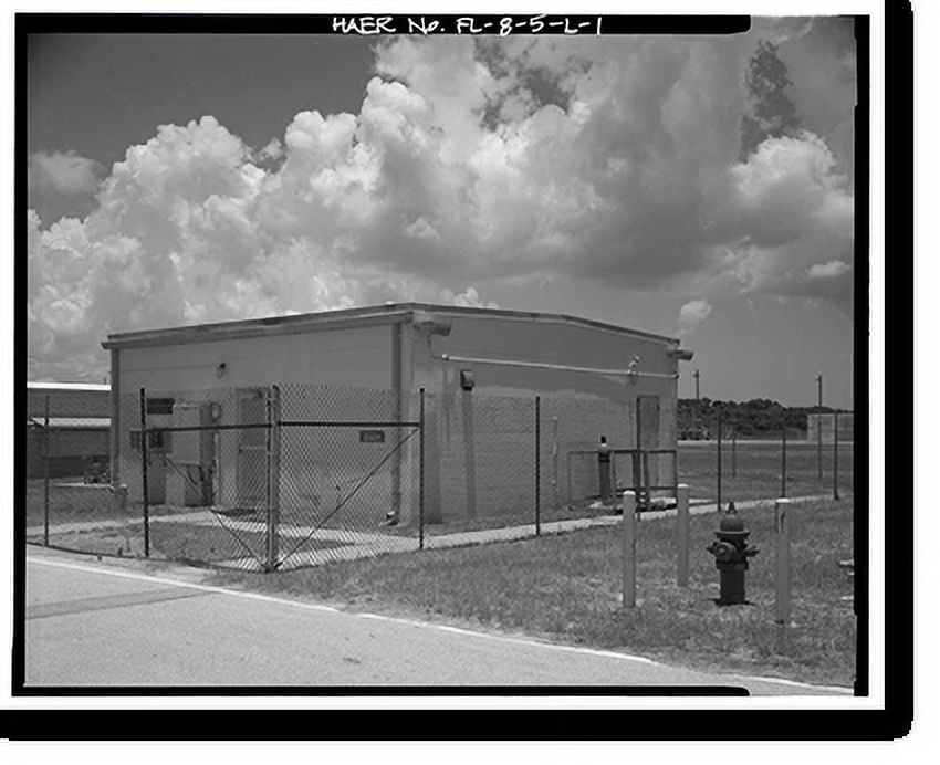 Historic Print, Cape Canaveral Air Station, Launch Complex 17, Facility 28409, East end of