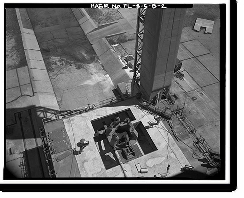 Historic Print, Cape Canaveral Air Station, Launch Complex 17, Facility 28501, East end of