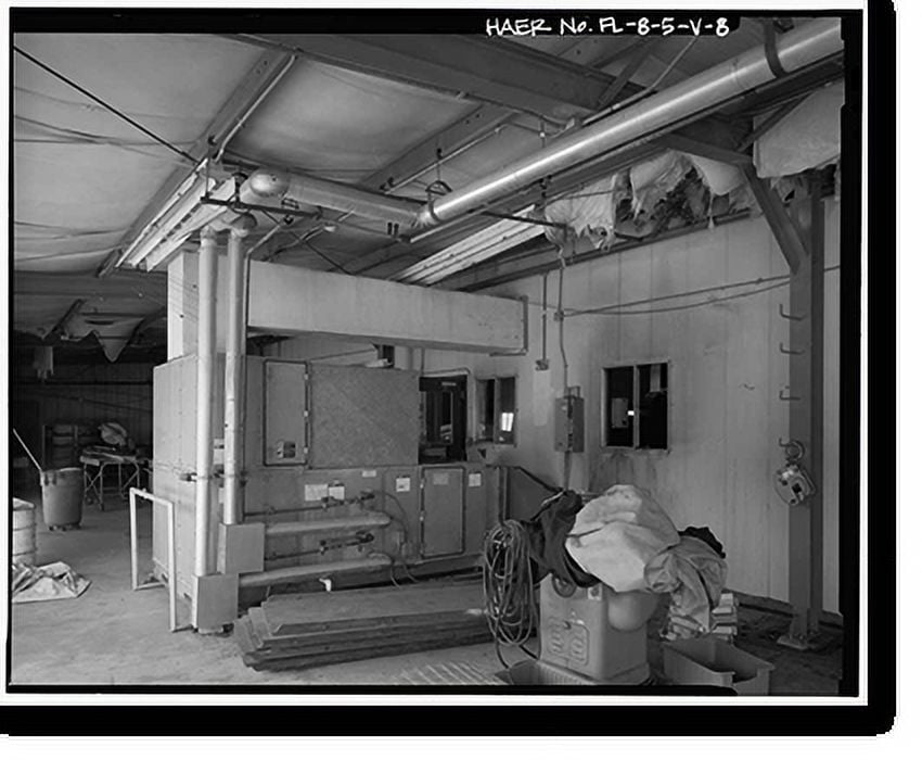 Historic Print, Cape Canaveral Air Station, Launch Complex 17, Facility 36009, East end of