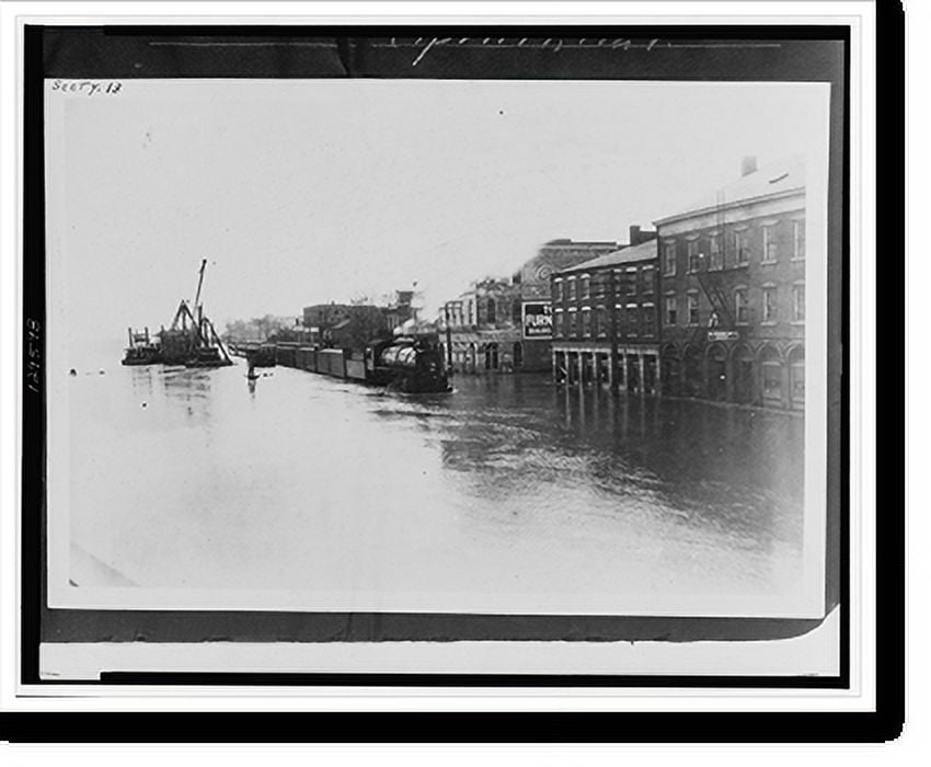 Historic Print, Cape Girardeau, Mo., riverfront, 16" x 20"