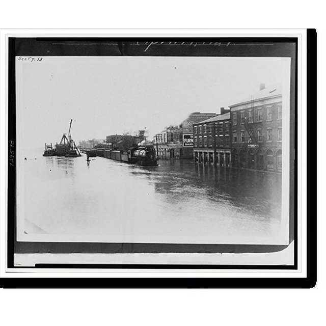 Historic Print, Cape Girardeau, Mo., riverfront, 16" x 20"