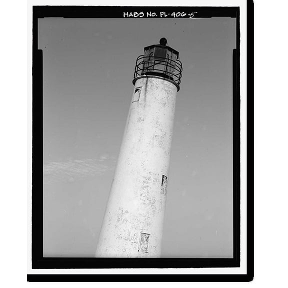 Historic Print, Cape Saint George Lighthouse, Cape St. George, Little Saint George Island, Franklin County, FL - 5, 16" x 20"