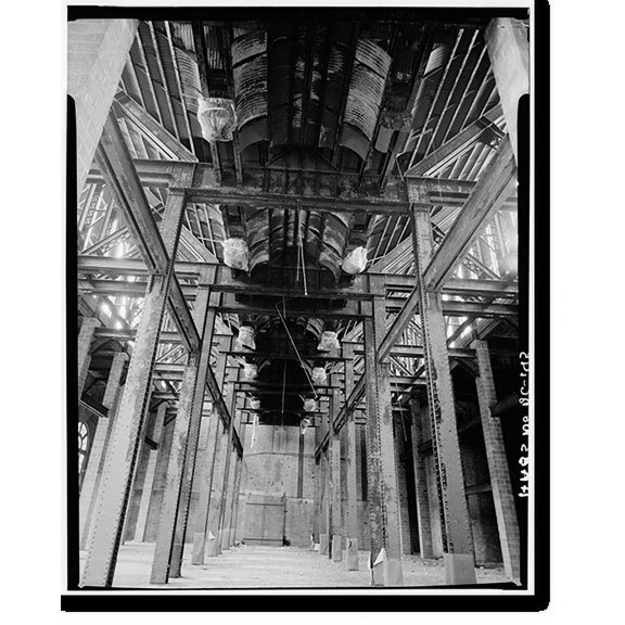 Historic Print, Capital Traction Company Powerhouse, 3142 K Street Northwest, Washington, District of Columbia, DC - 9, 16" x 20"