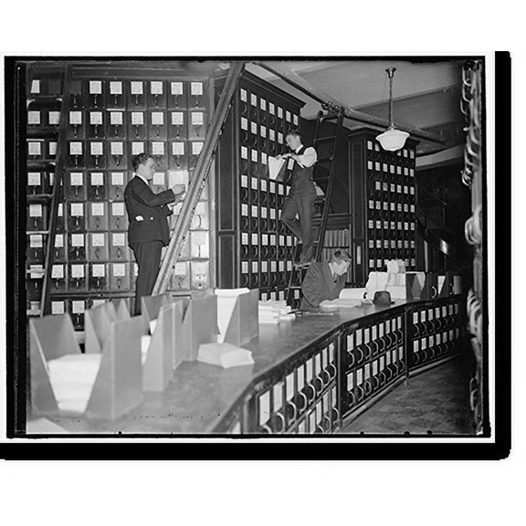 Historic Print, Capitol document room. Washington, D.C., Nov. 9. Scene in the document room at the Capitol today as clerks cleared the decks for the many bills which will introduced dur…16" x 20"