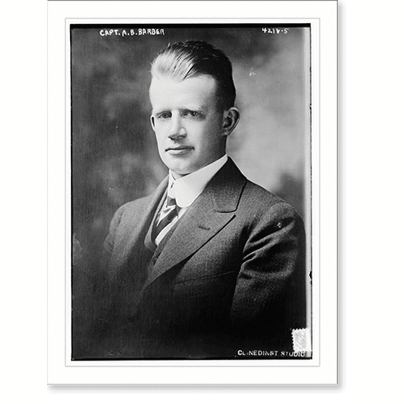 Historic Print, Capt. A.B. Barber, 16" x 20"