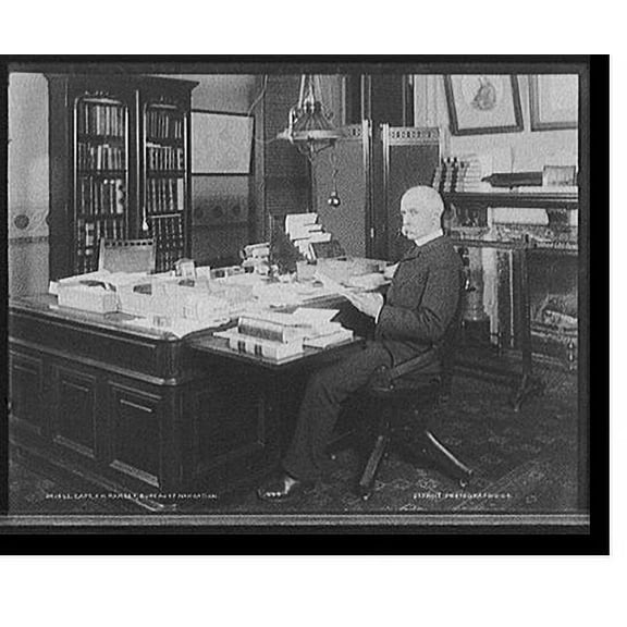 Historic Print, Capt. F.M. Ramsey [i.e. Ramsay], Bureau of Navigation, 18" x 24"