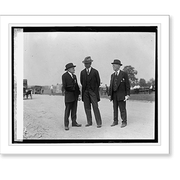 Historic Print, Capt. Geo. H. Blackman, Sen. Wadsworth, Chas. A. Shaw, 9/9/25, 18" x 24"