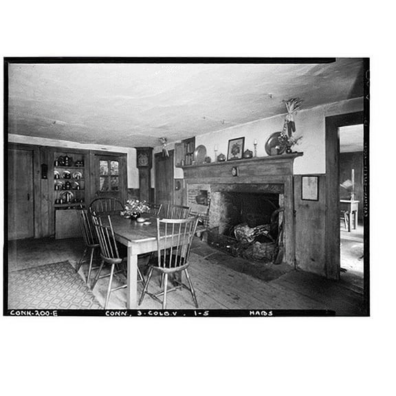 Historic Print, Captain Arah Phelphs Inn, Colebrook, Litchfield County, CT - 5, 16" x 20"