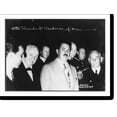 thumbnail image 1 of Historic Print, Cardenas, Lazaro, Pres. of Mexico [with U.S. Ambassador Josephus Daniels and Adm. Yancey Williams at reception], 16" x 20", 1 of 3