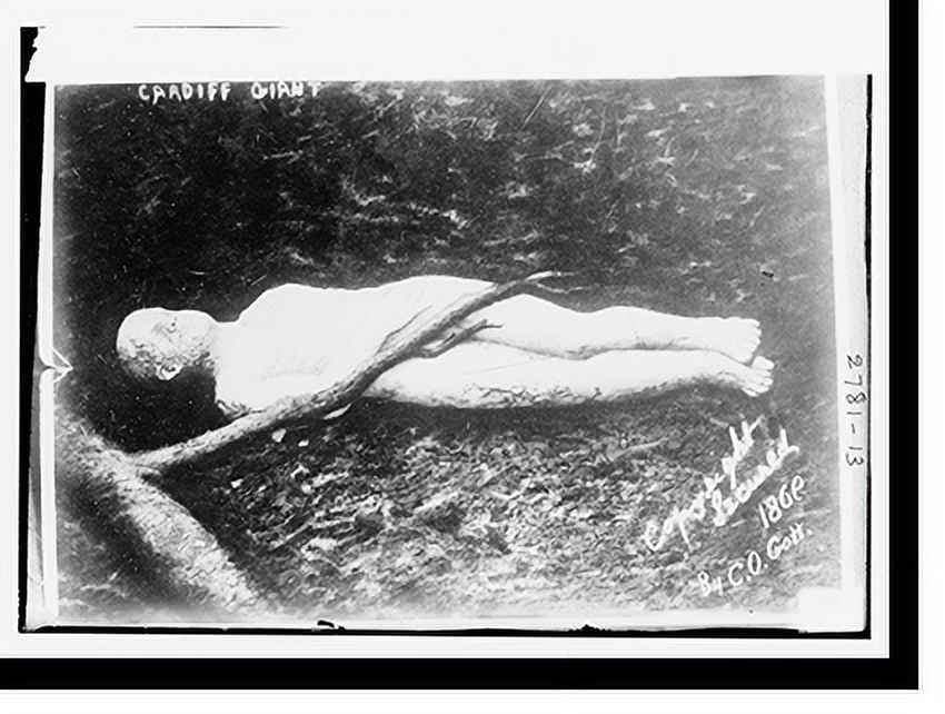 Historic Print, Cardiff Giant, 16" x 20"