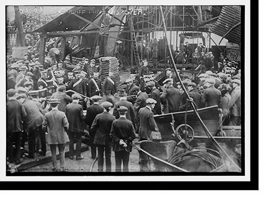Historic Print, Cardiff mine disaster, 16" x 20"