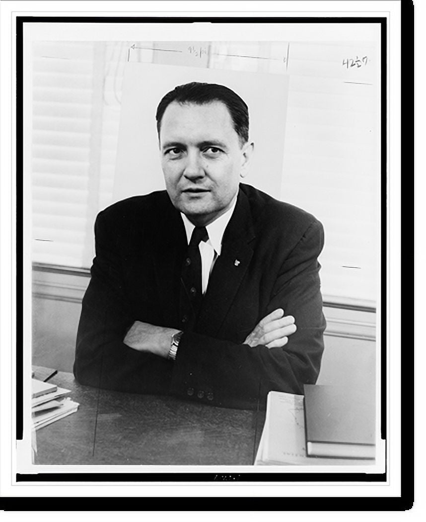 Historic Print, [Carl A. Elliott, halflength portrait, facing slightly