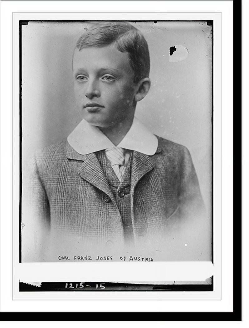 Historic Print, Carl Franz Josef of Austria, 16" x 20"