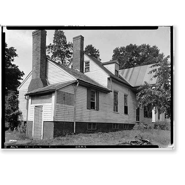 Historic Print, Carl Rand House, 501 East Third Street, Tuscumbia