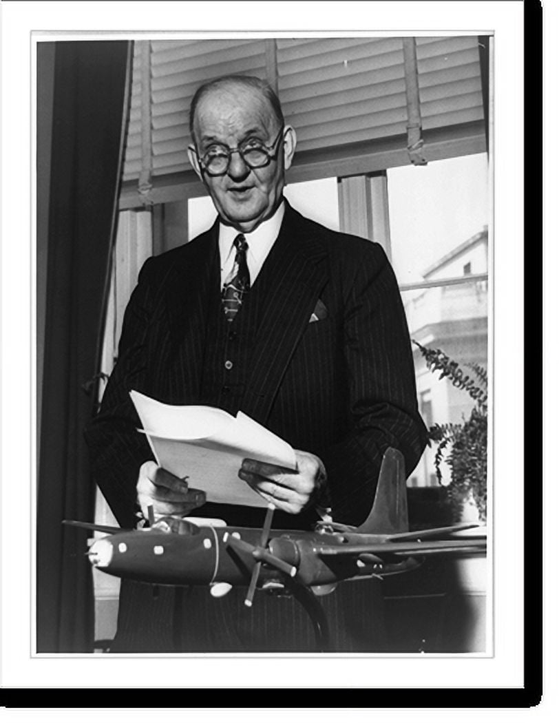 Historic Print, [Carl Vinson, halflength portrait, standing, facing