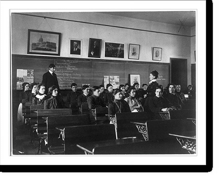 Historic Print, [Carlisle Indian School, Carlisle, Pa. Class in