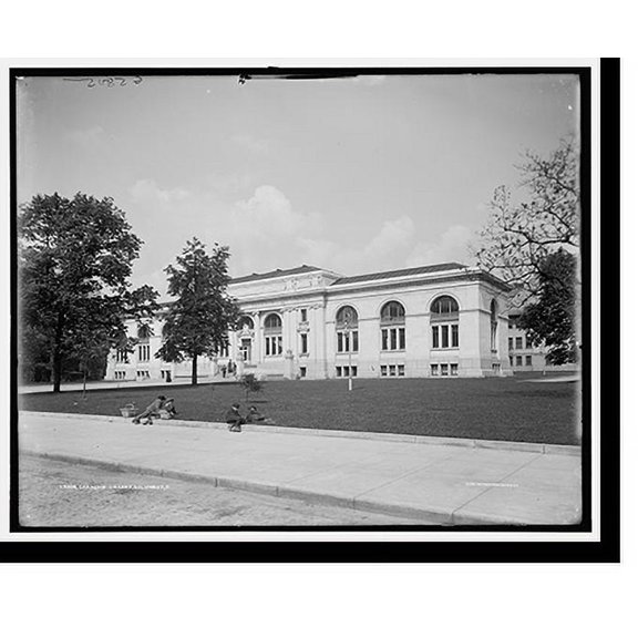 Historic Print, Carnegie Library, Columbus, Ohio, 18" x 24"