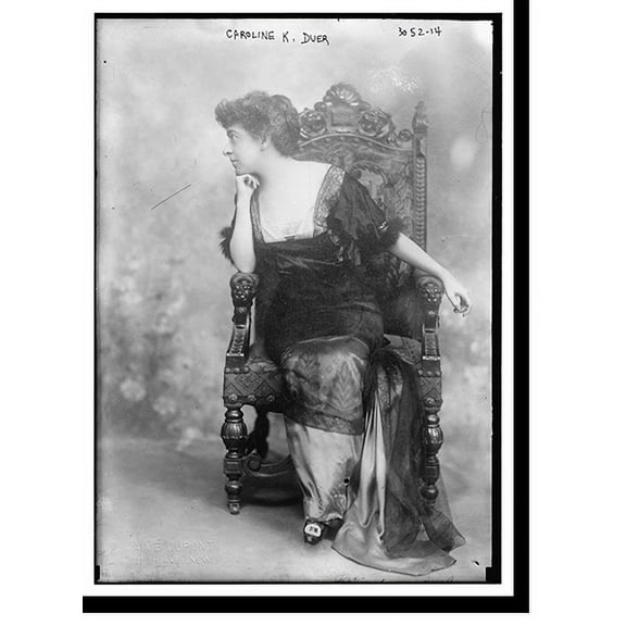 Historic Print, Caroline K. Duer, 18" x 24"