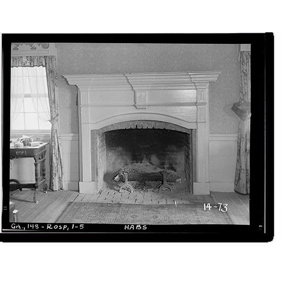 Historic Print, Carter's Quarters, Old Federal Road, Rock Spring, Walker County, GA - 5, 16" x 20"